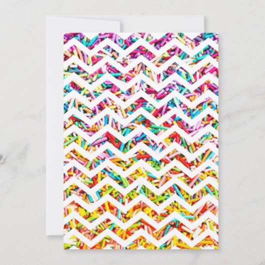 Snoep Theme BAT MITZVAH Birthday Uitnodiging (Achterkant)