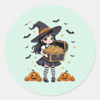 Snoep Treasure Ronde Sticker
