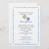 Snoep Treasures Bat Mitzvah Blue Kaart (Voorkant / Achterkant)