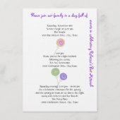 Snoep Treasures Evenementen en informatie Informatiekaartje (Voorkant)