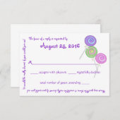 Snoep Treasures Message Text Response Kaart (Voorkant / Achterkant)