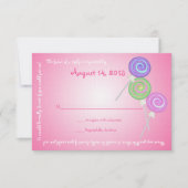 Snoep Treasures Message Text Response Kaart (Voorkant)