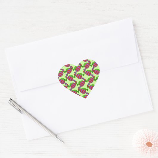 Snoep Tree - Gepersonaliseerd Hart Sticker (Envelop)