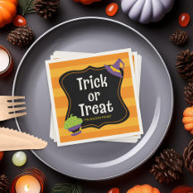 Snoep Truc of Behandeling Halloween Feest