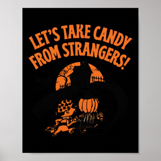 Snoep uit Strangers Funny Halloween 2 Poster (Voorkant)