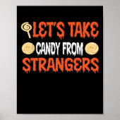 Snoep uit Strangers Funny Halloween 4 Poster (Voorkant)