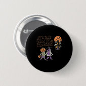 Snoep uit Strangers Funny Halloween 4 Ronde Button 5,7 Cm (Voorkant /achterkant)