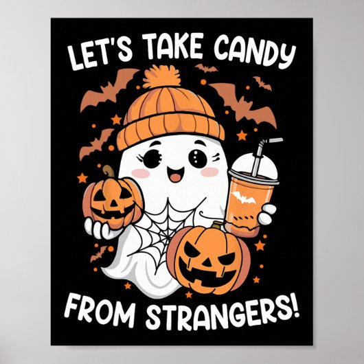Snoep uit Strangers Funny Halloween 6 Poster (Voorkant)
