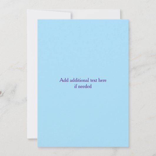 Snoep - uitnodiging om de geboorte te vieren (Achterkant)