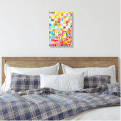 Snoep universum canvas afdruk (Insitu (Slaapkamer))