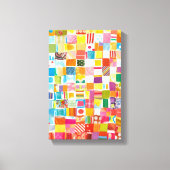 Snoep universum canvas afdruk (Voorkant)