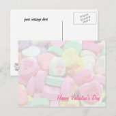 Snoep Valentijnsdag Briefkaarten (Voorkant / Achterkant)