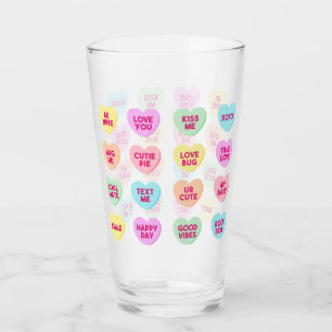 Snoep Valentijnsdag Glas