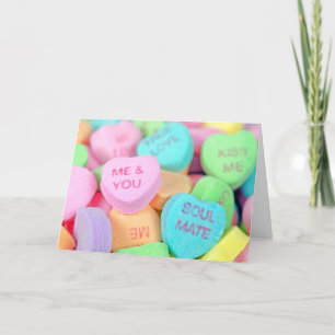 Snoep Valentijnsdag Harten Feestdagen Kaart