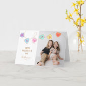 Snoep Valentijnsdag Kaart (Gele Bloem)