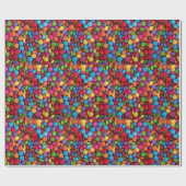 Snoep van Button Cadeaupapier (Vlak)