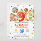 Snoep van Candyland Uitnodiging tot het indienen v (Voorkant)