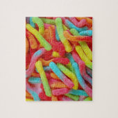 Snoep van damwormen legpuzzel (Verticaal)