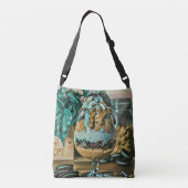 Snoep van de chocolade-ijswinkel crossbody tas (Achterkant)