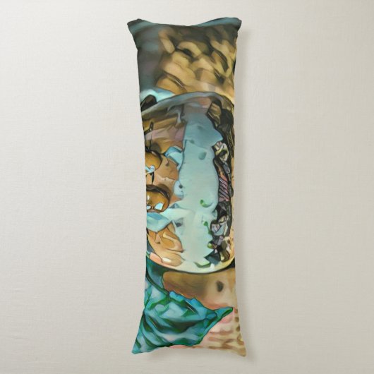 Snoep van de chocolade-ijswinkel lichaamskussen (Voorkant Verticaal)