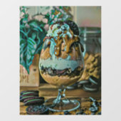 Snoep van de chocolade-ijswinkel raamsticker (Vel)