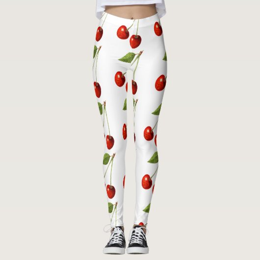 snoep van de natuur - Kersenvruchten Leggings (Voorkant)