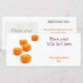 Snoep van de pompoen (Voorkant / Achterkant)