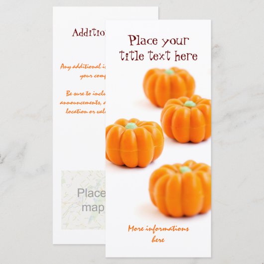 Snoep van de pompoen (Voorkant / Achterkant)