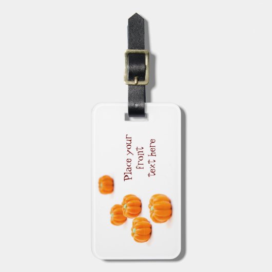 Snoep van de pompoen bagagelabel (Voorkant verticaal)