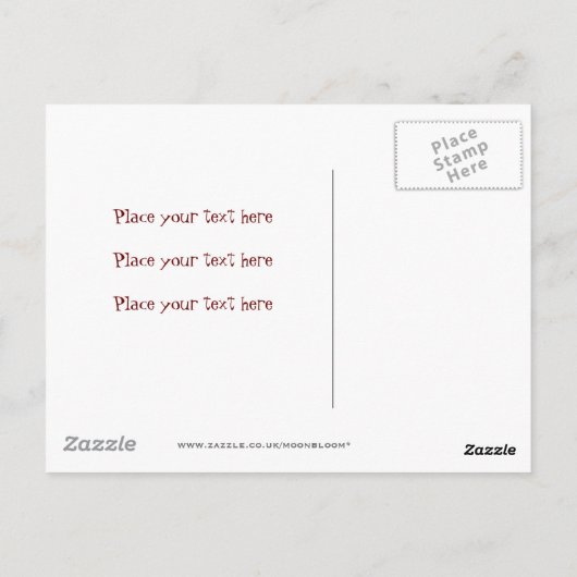 Snoep van de pompoen briefkaart (Achterkant)