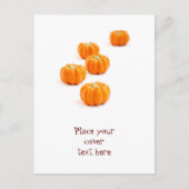 Snoep van de pompoen briefkaart (Voorkant)