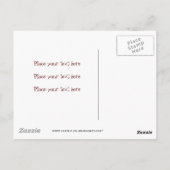 Snoep van de pompoen briefkaart (Achterkant)