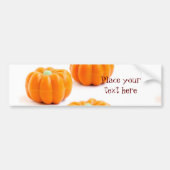 Snoep van de pompoen bumpersticker (Voorkant)