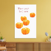 Snoep van de pompoen canvas afdruk (Insitu (Woonkamer))