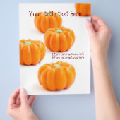 Snoep van de pompoen flyer (Hand)
