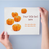 Snoep van de pompoen flyer (Hand)