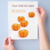 Snoep van de pompoen flyer (Hand)