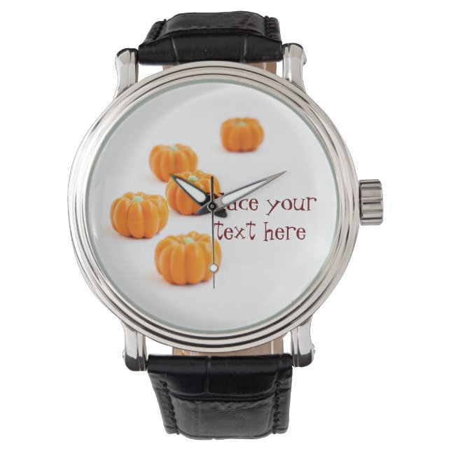 Snoep van de pompoen horloge (Voorkant)