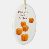 Snoep van de pompoen keramisch ornament (Rechts)