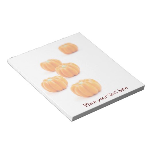 Snoep van de pompoen notitieblok (Schuin)