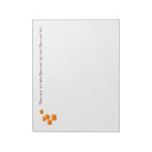 Snoep van de pompoen notitieblok (Linkerzijde)