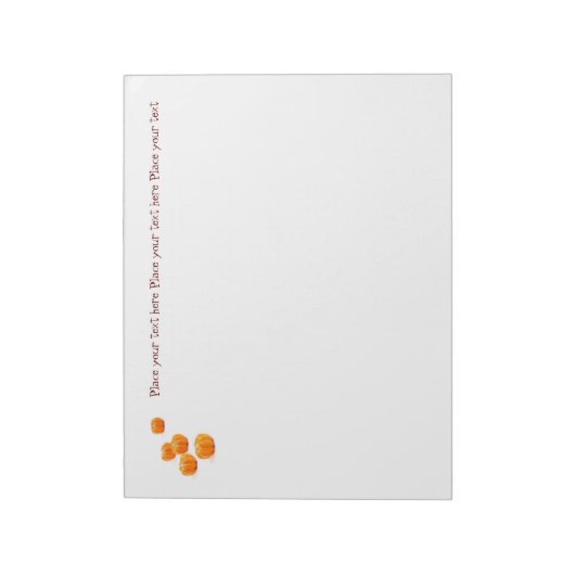 Snoep van de pompoen notitieblok (Linkerzijde)