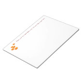 Snoep van de pompoen notitieblok (Schuin)