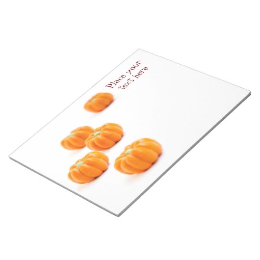 Snoep van de pompoen notitieblok (Schuin)