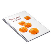 Snoep van de pompoen notitieboek (Rechterzijde)