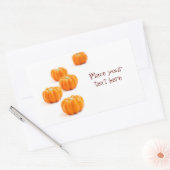 Snoep van de pompoen rechthoekige sticker (Envelop)