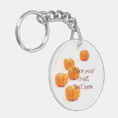 Snoep van de pompoen sleutelhanger (Voorkant Links)