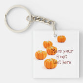 Snoep van de pompoen sleutelhanger (Voorkant)