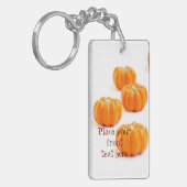 Snoep van de pompoen sleutelhanger (Voorkant Links)