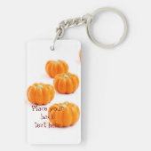 Snoep van de pompoen sleutelhanger (achterkant)